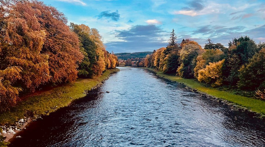 River Dee - UK river flowing through Scotland
