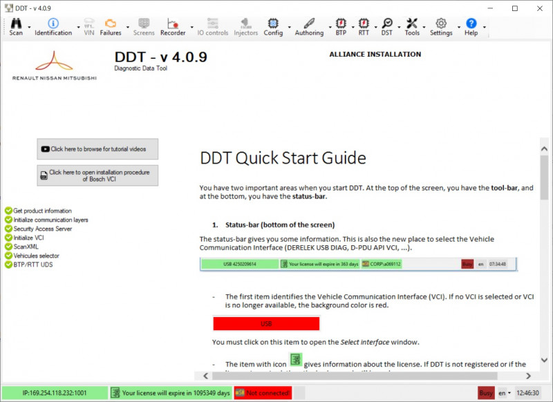Renault DDT2000 Diagnostic Tool DATABASE [02.2021]