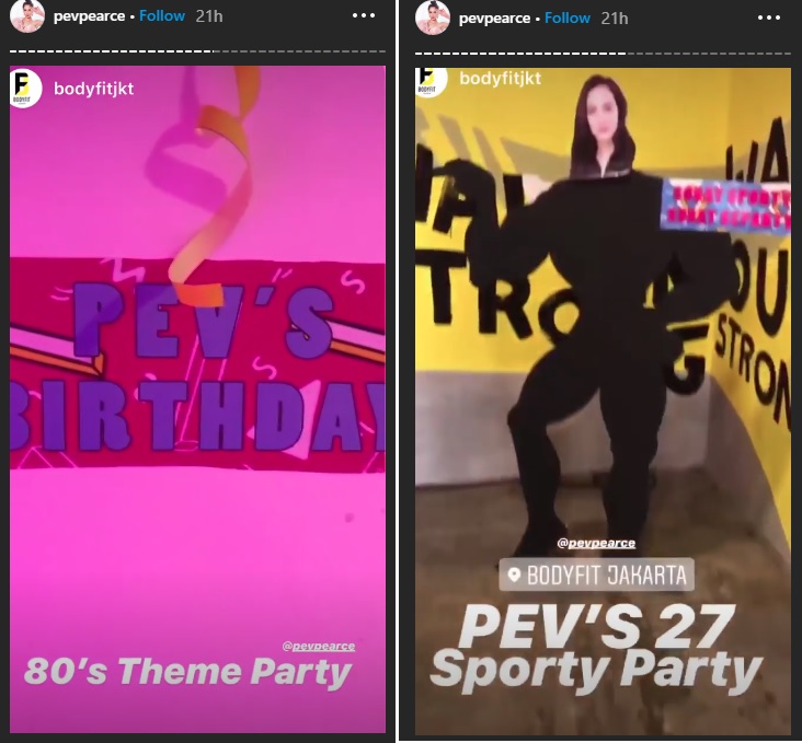 Ulang tahun Pevita Pearce