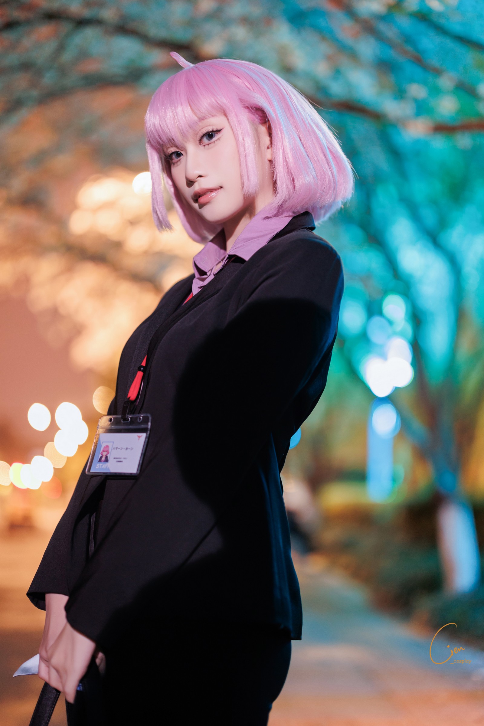 Cien恩恩 Apr.T2 Haman OL 制服 Cosplay 写真合集（25P｜192MB）插图3
