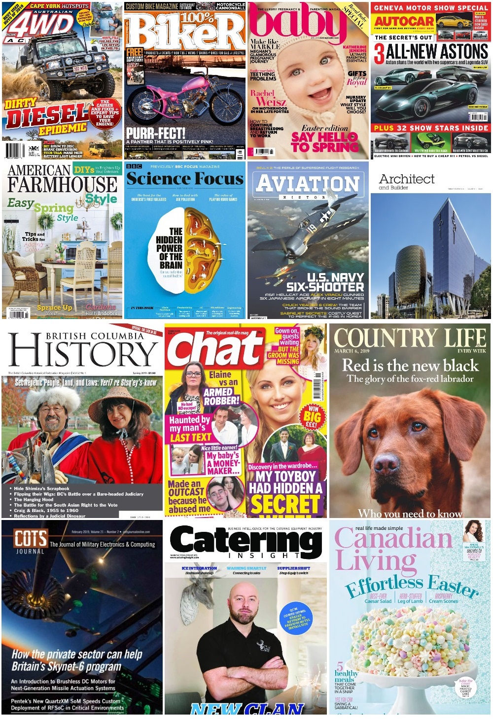 50 Assorted Magazines - March 11 2019