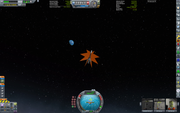 12 Flying away from Kerbin