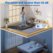 Walking Pad Treadmill Wide Running Belt Seven Layer Shock Absorption