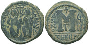 40 Nummi de Justino II. Antioquía Año 7 Smg-1318