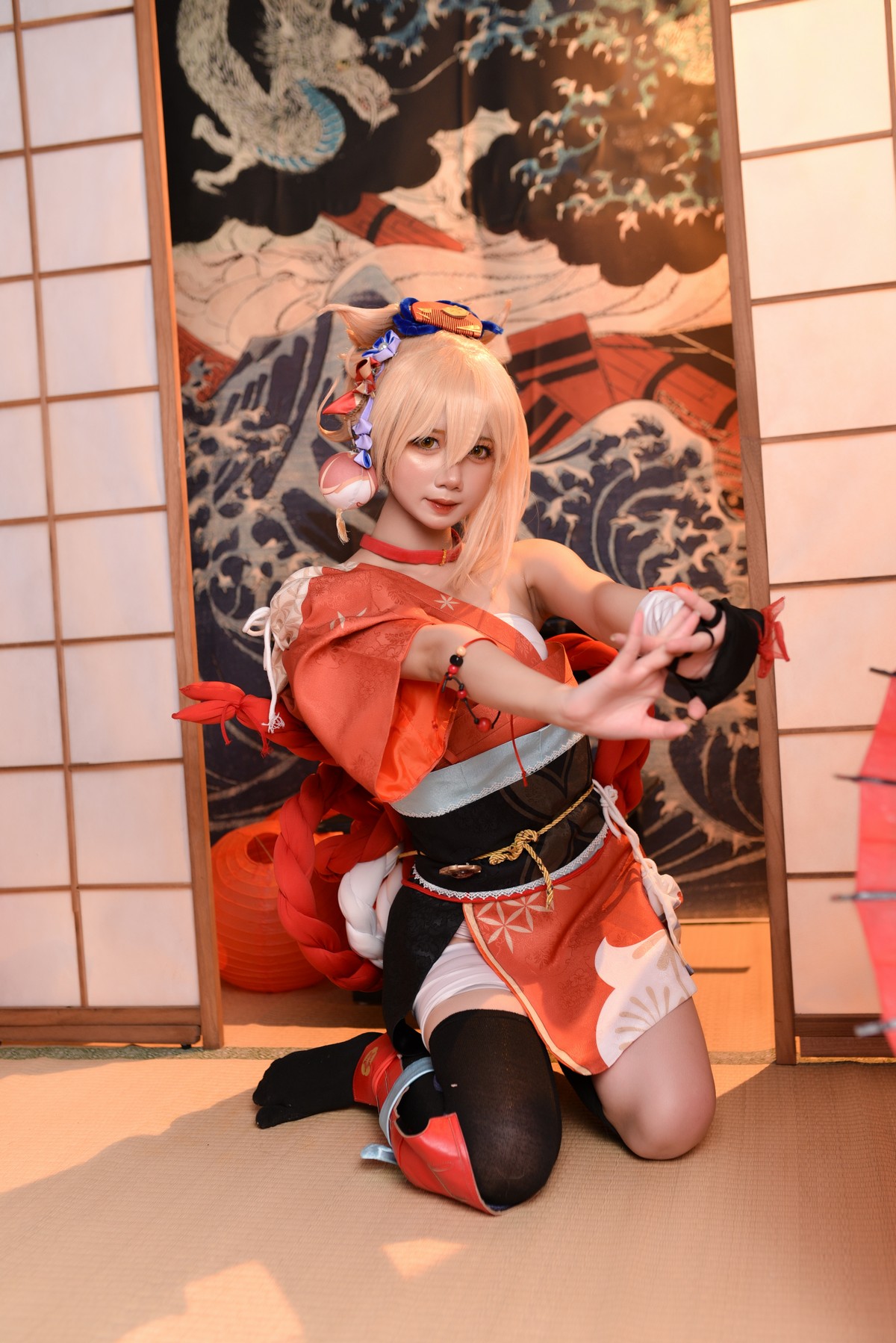 PoppaChan Yoimiya Cosplay (Genshin Impact) HD Photos – 80 Images 270MB插图4