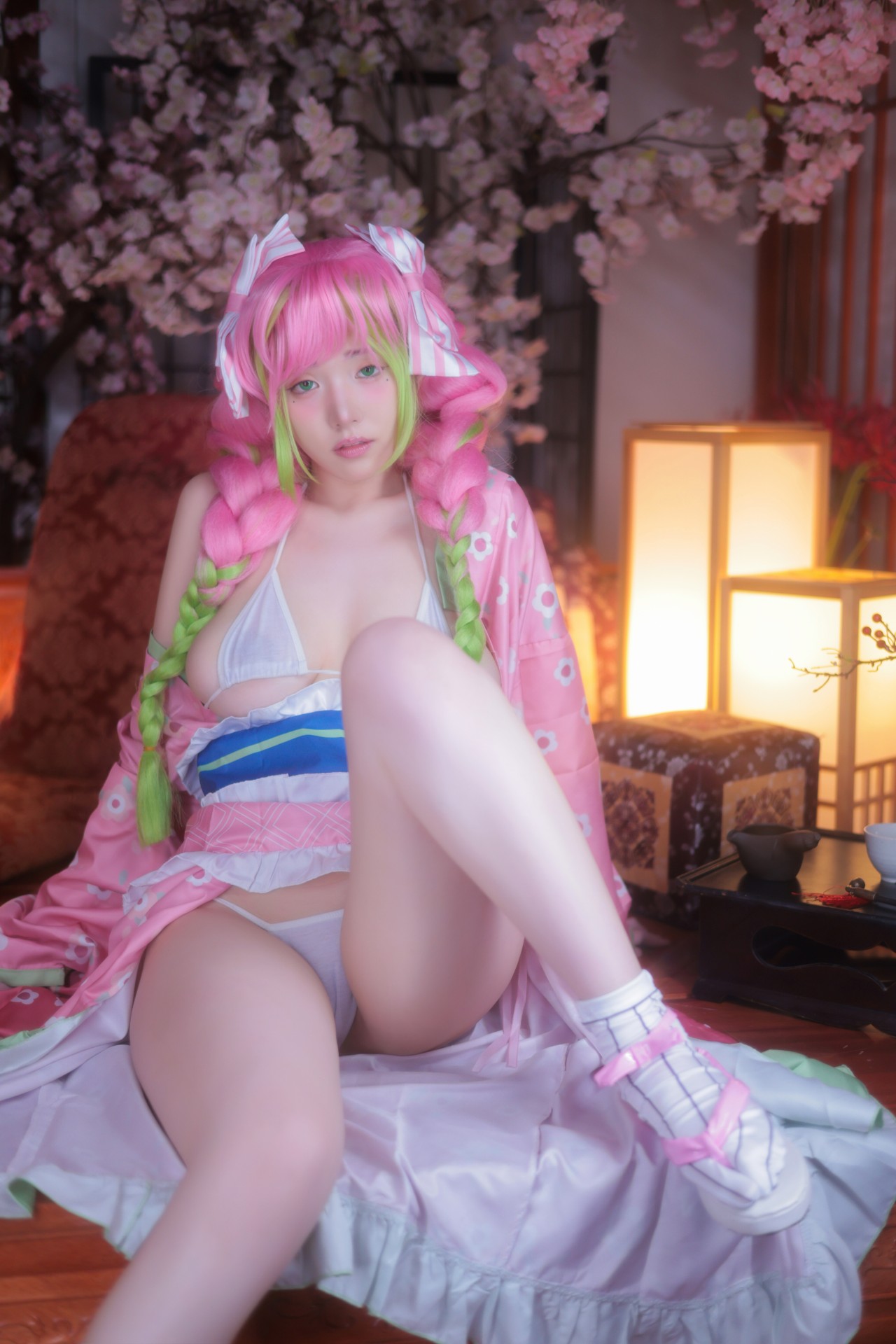 Yeon Woo (연우)，桃色心动！唯美日系场景里的梦幻COS美人插图5