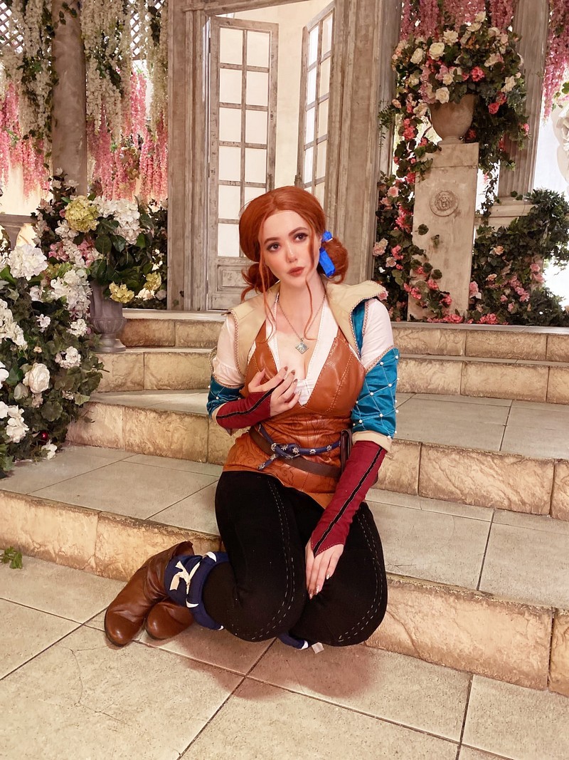Alina Becker 特莉丝 Triss Merigold Cosplay 巫师系列高清写真【37P-150M】插图7