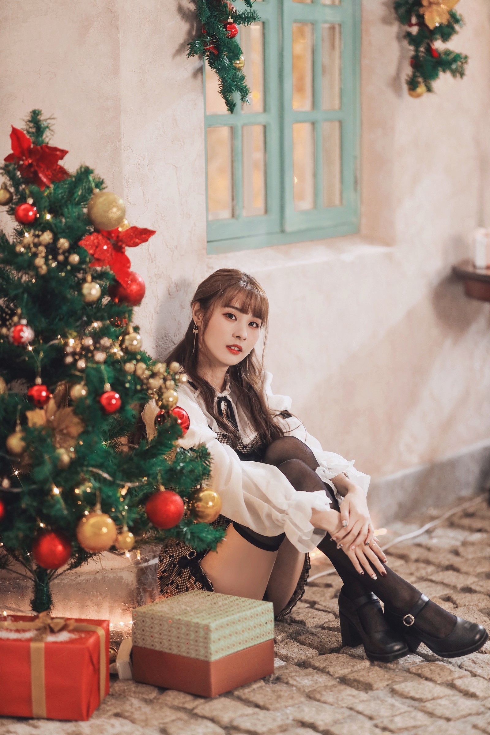 泥泥汝 圣诞主题 A 写真图集｜节日风格高清摄影（50P｜192MB）插图7