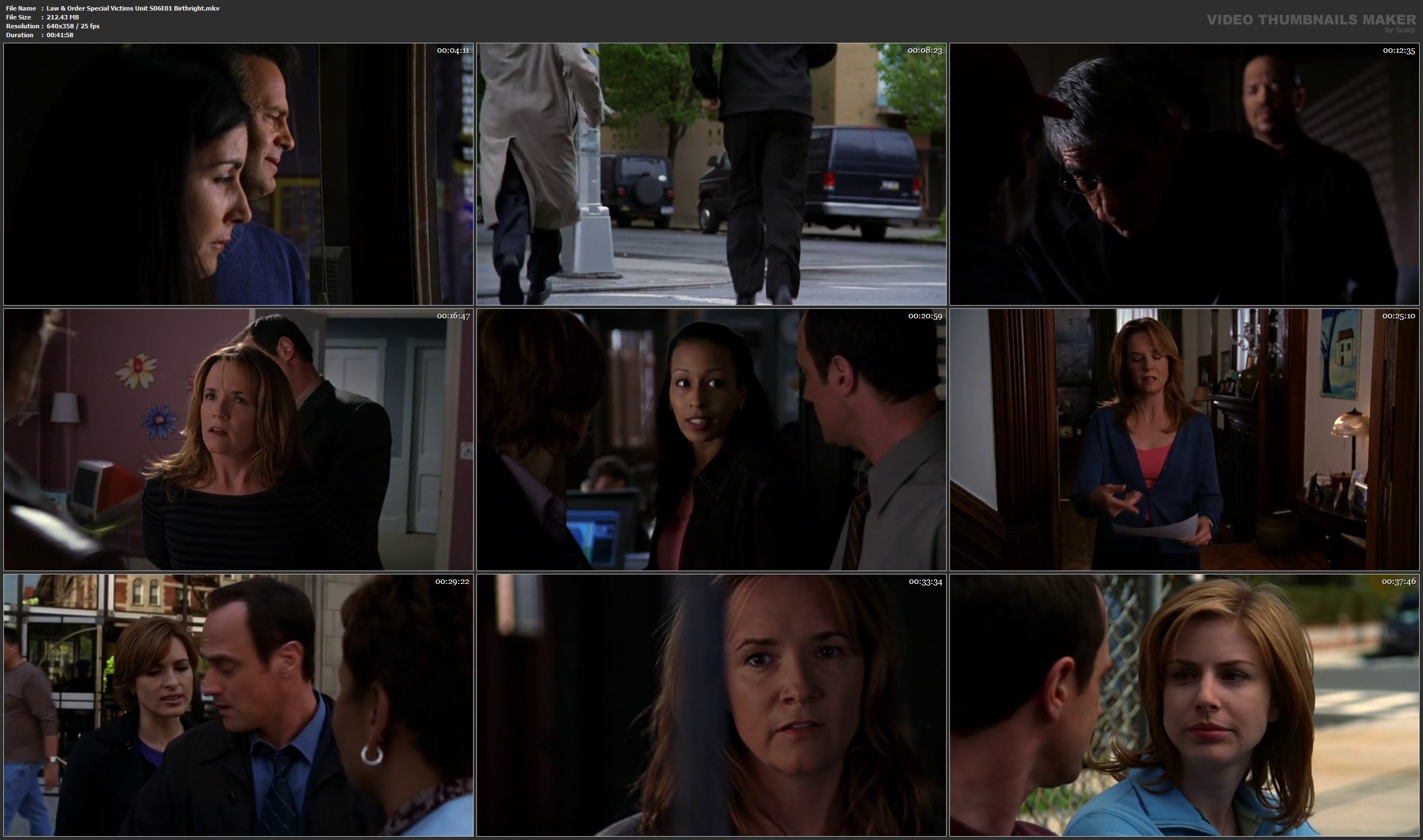Law & Order Special Victims Unit S06 E01 Birthright mkv — Postimages