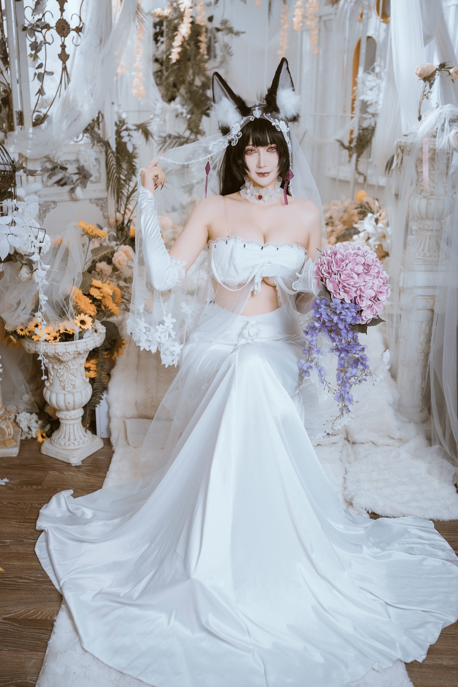兔胖胖min – 碧蓝航线 武藏 花嫁 Cosplay 高清写真集（40P-883.9MB）插图7