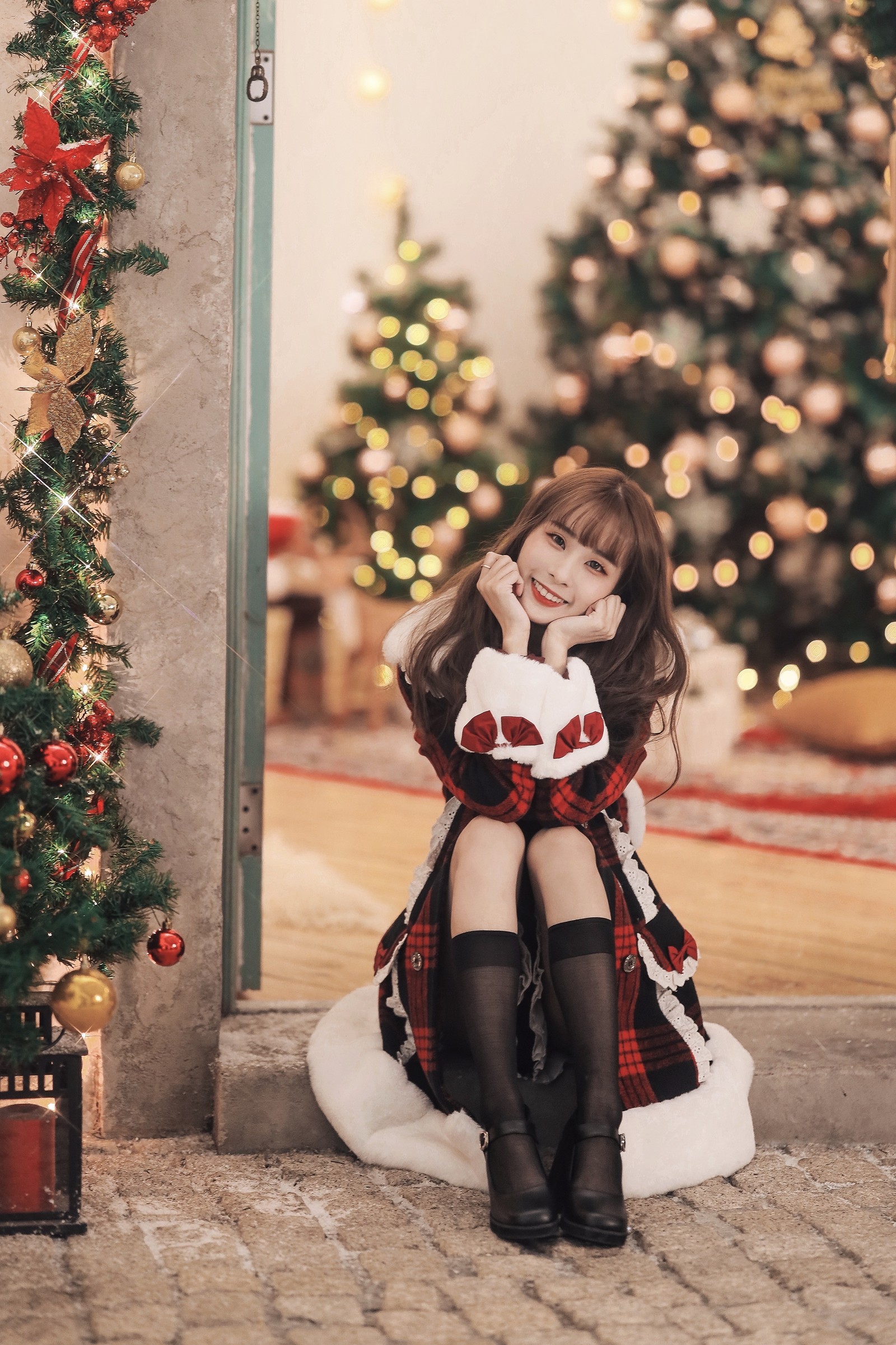 泥泥汝 圣诞主题 A 写真图集｜节日风格高清摄影（50P｜192MB）插图1