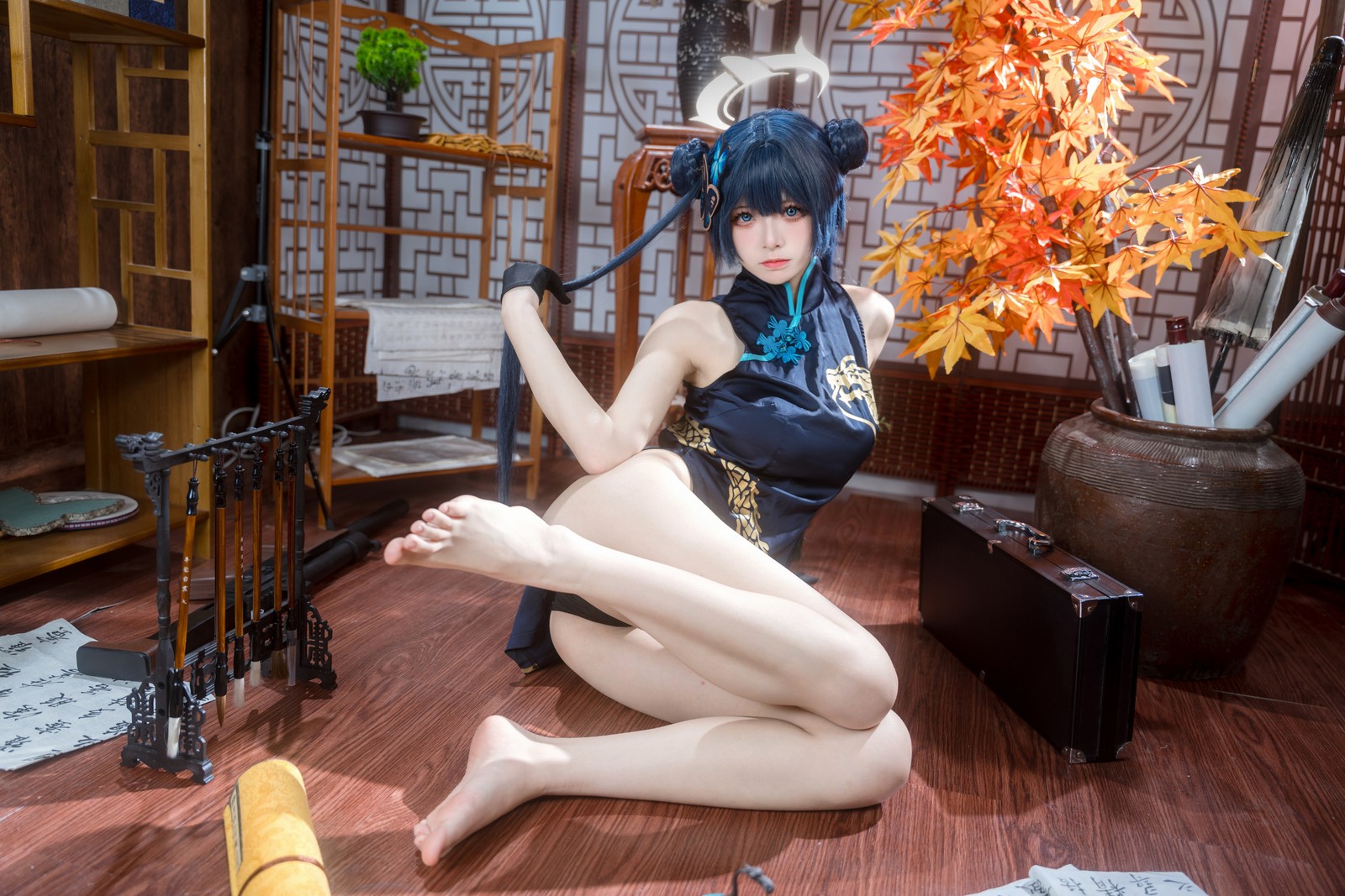 九柒喵 – 碧蓝档案 妃咲 Cos 高分辨率写真（28P-137M）蓝档案角色合集插图6