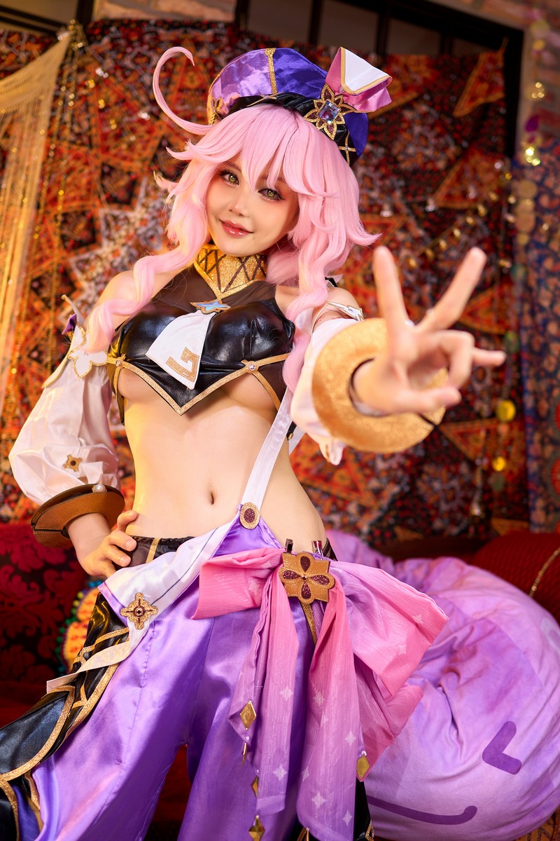 Joyce Lin2x Dori Cosplay Genshin Impact 高清写真 48P插图4