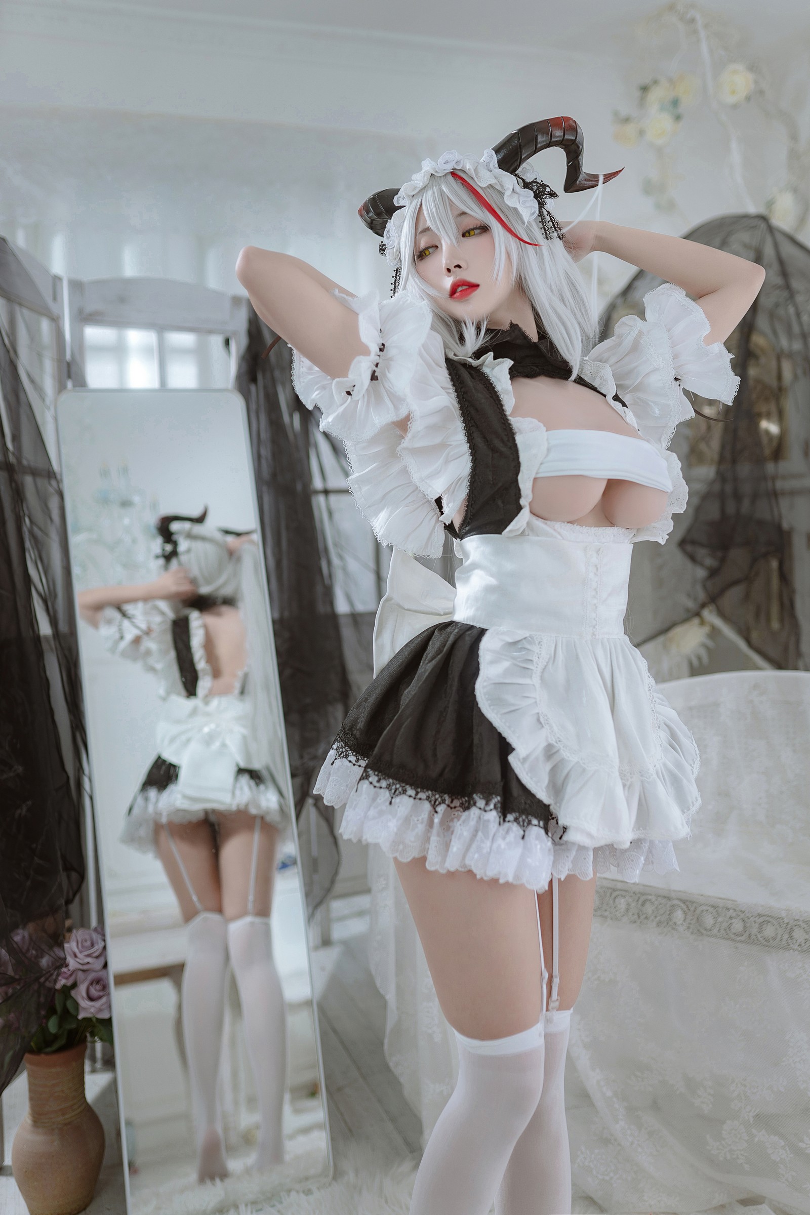 宮本桜 埃吉尔 女仆 Cosplay 写真合集｜碧蓝航线女仆主题（29P｜314MB）插图2