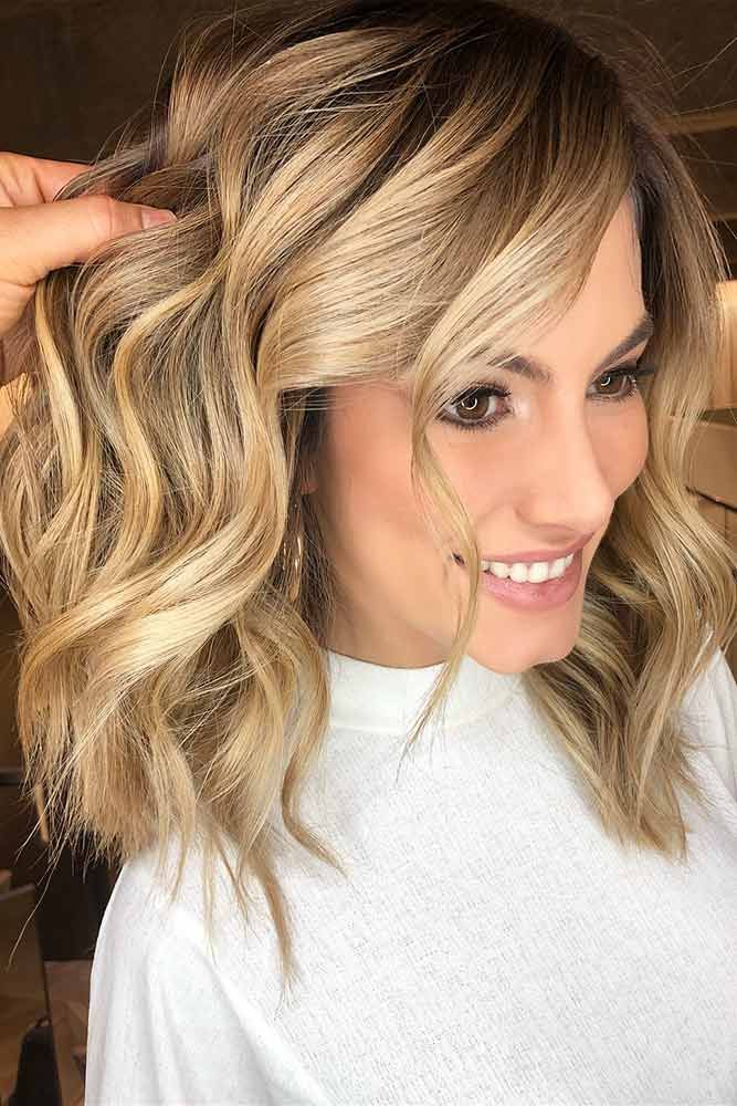 Light shade of blonde for mature women gray coverage