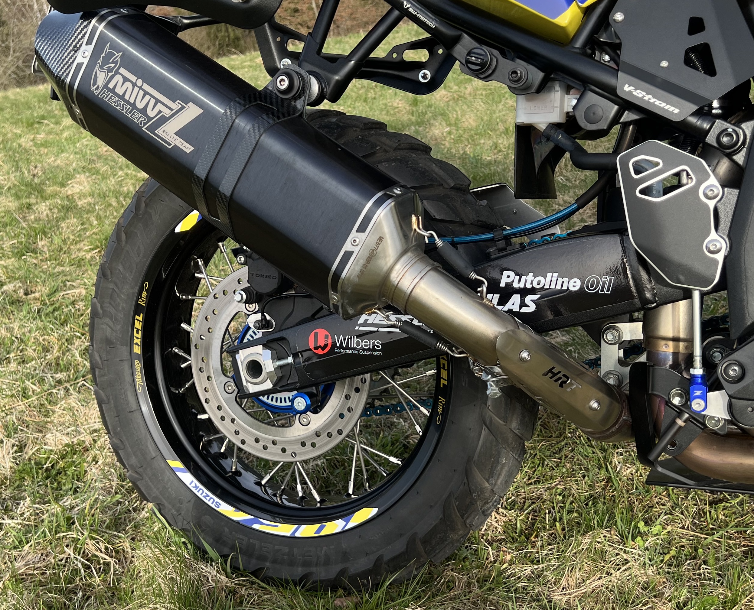 HRT Hitzeschutz Edelstahl fr V-Strom