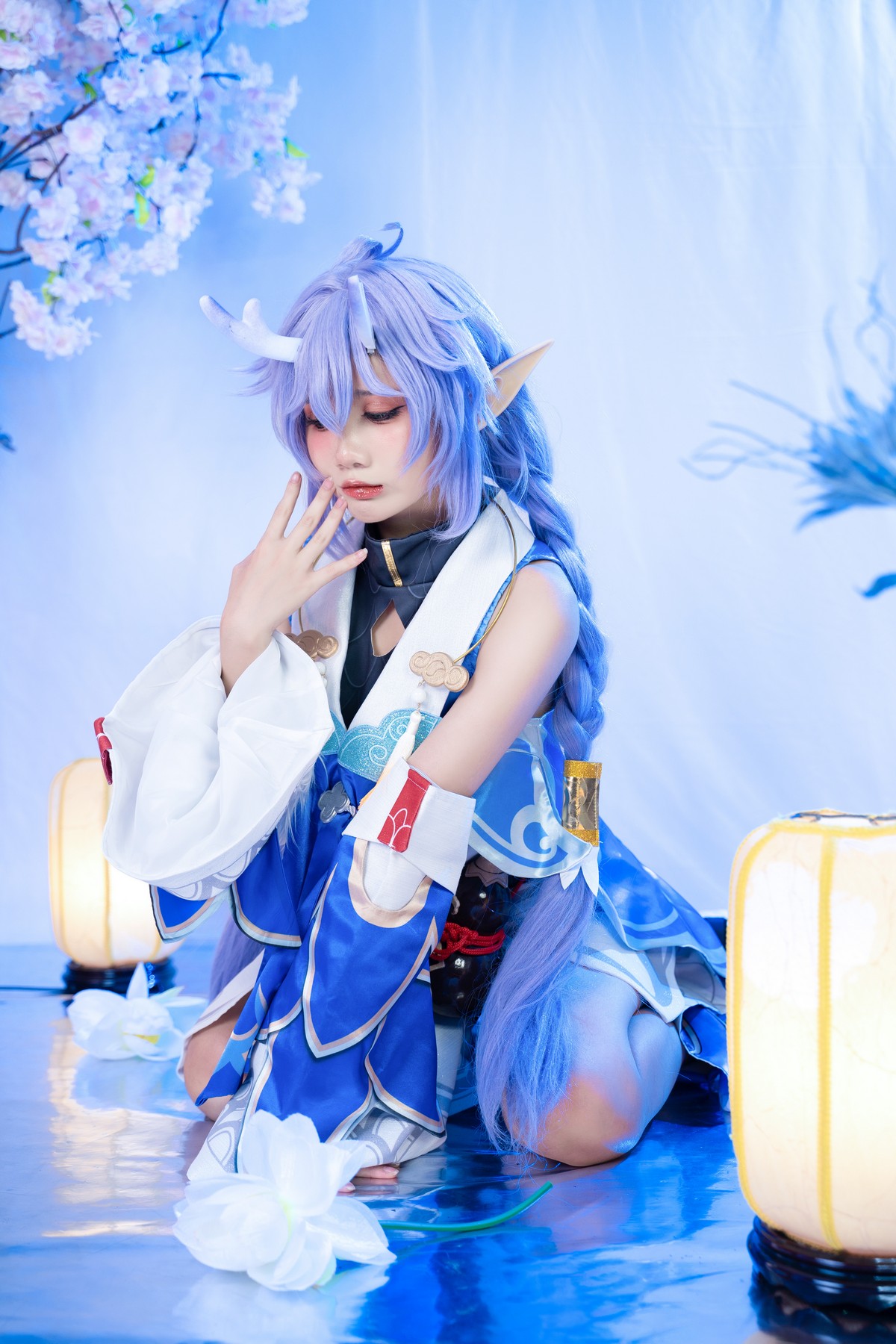 PoppaChan Bailu Cosplay Pack (Honkai Star Rail) – 155 Photos 12 Videos 457MB插图9