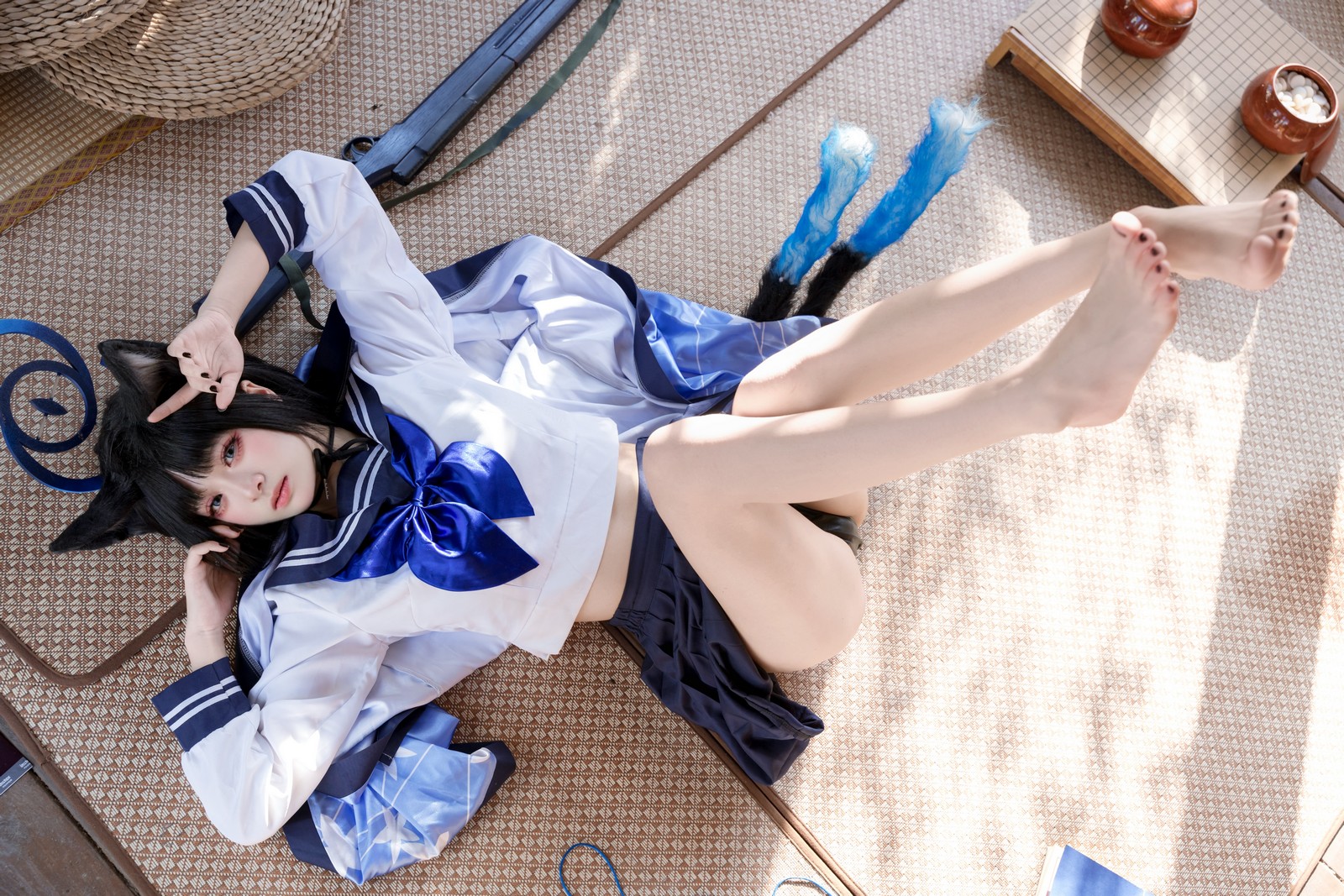 九柒喵 – 桐生桔梗 Cos 高清大合集（88P-470MB）和风旗袍写真插图8