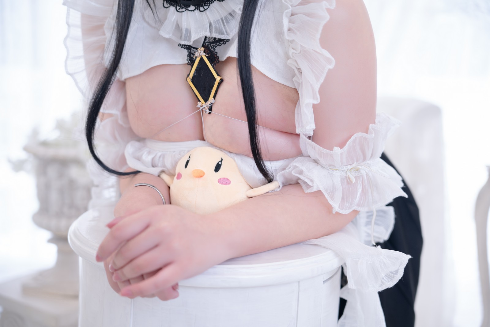 Meroko_魅瞳 – 碧蓝航线 不挠 女仆 Cos 写真（53P-744.2M）慵懒女仆主题高清图集插图5