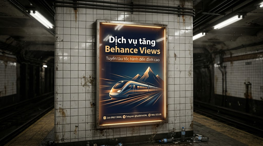 tăng behance views 2025 tăng engagement