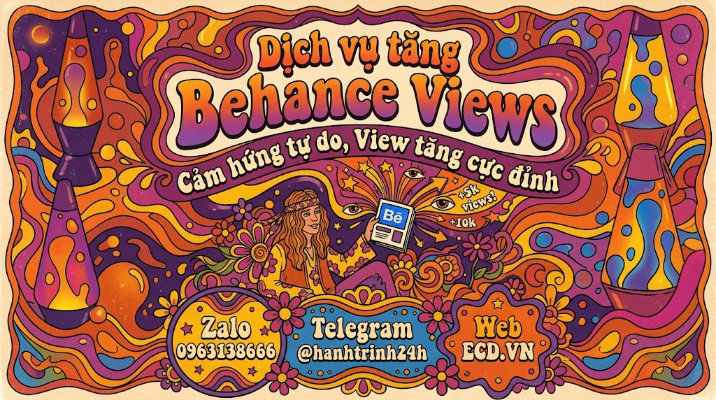 dịch vụ tăng behance views tốt nhất tăng follower