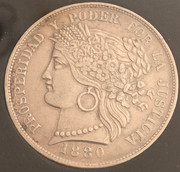 5 pesetas Peru 1880 IMG-1705