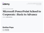 Microsoft PowerPoint School to Corporate Basic to Advance