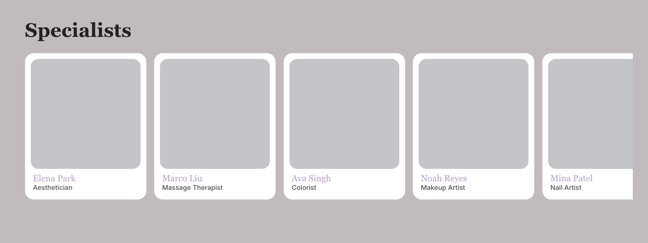 Serenity Studios desktop – secondary