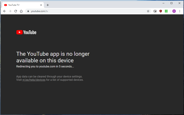 Chrome YouTube TV