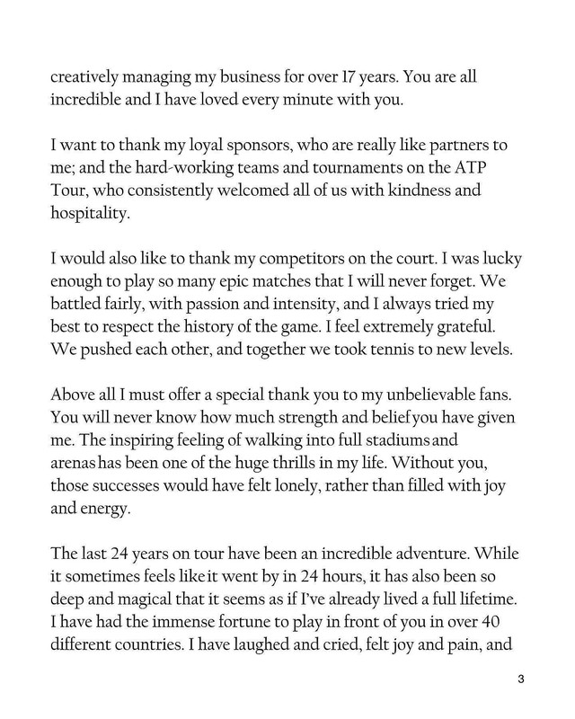 lettera ritiro tennis federer twitter pagina 3