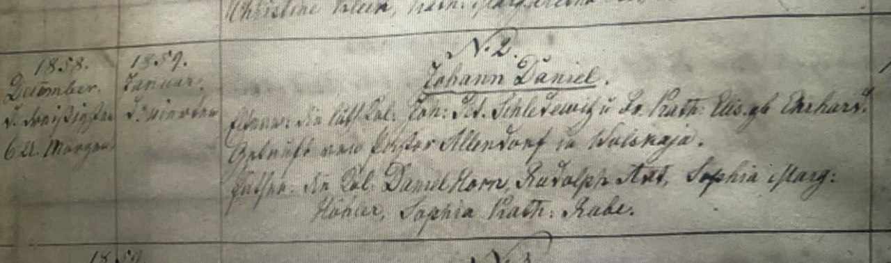Schledewitz Johann Daniel