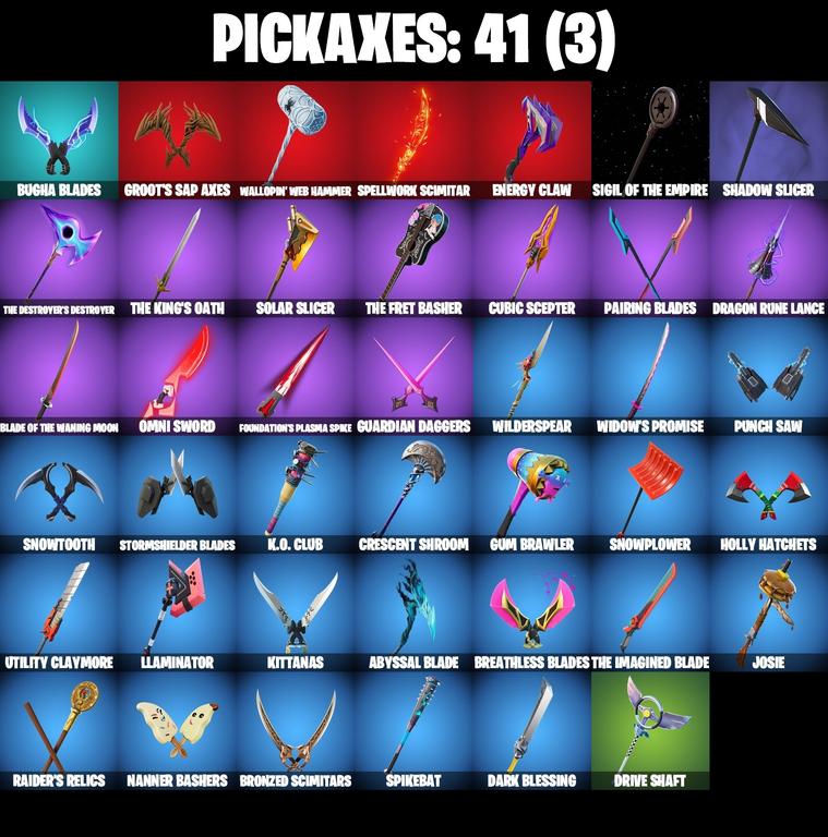 pickaxes comp