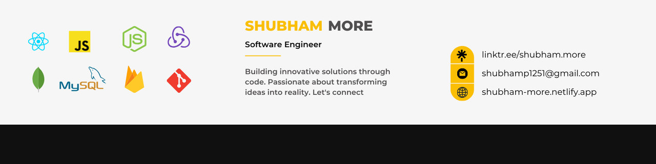 Yellow & Black Geometric Personal Branding LinkedIn Banner (1)