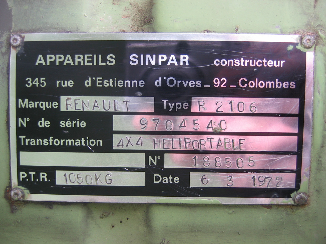 tsm Plaque constructeur