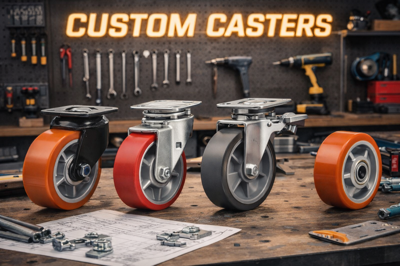 industrial caster oem manufacturer visualization