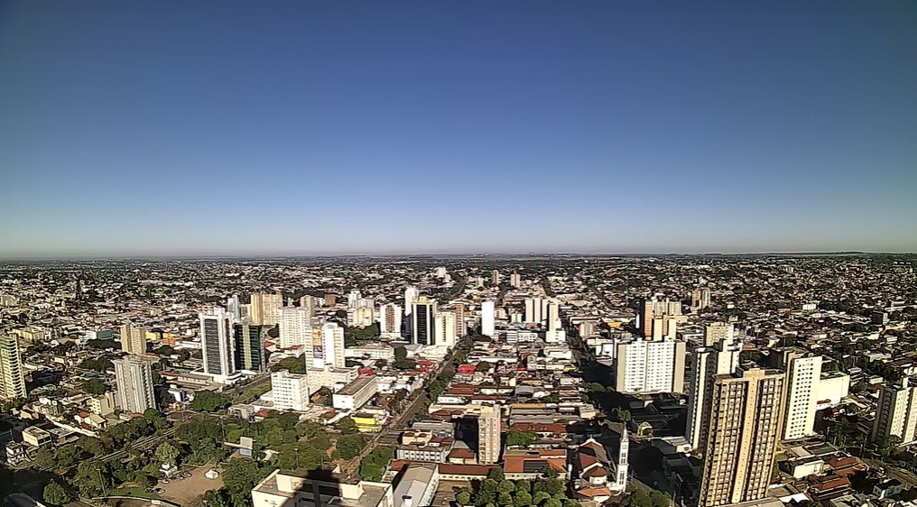 Campo Grande nesta manhã de domingo