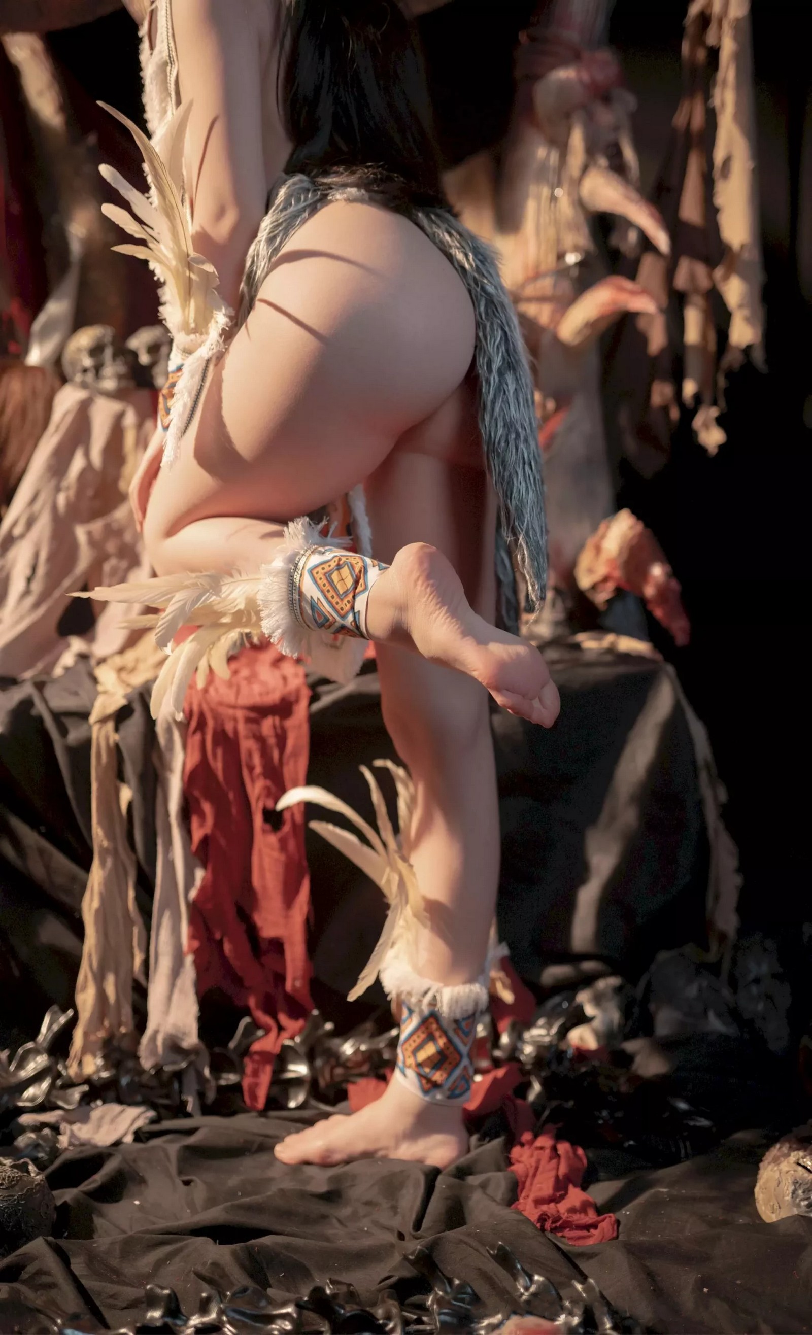 Bangni邦尼 – 印第安（紫舞龙）Cosplay 写真集（99P-355.3MB）插图1