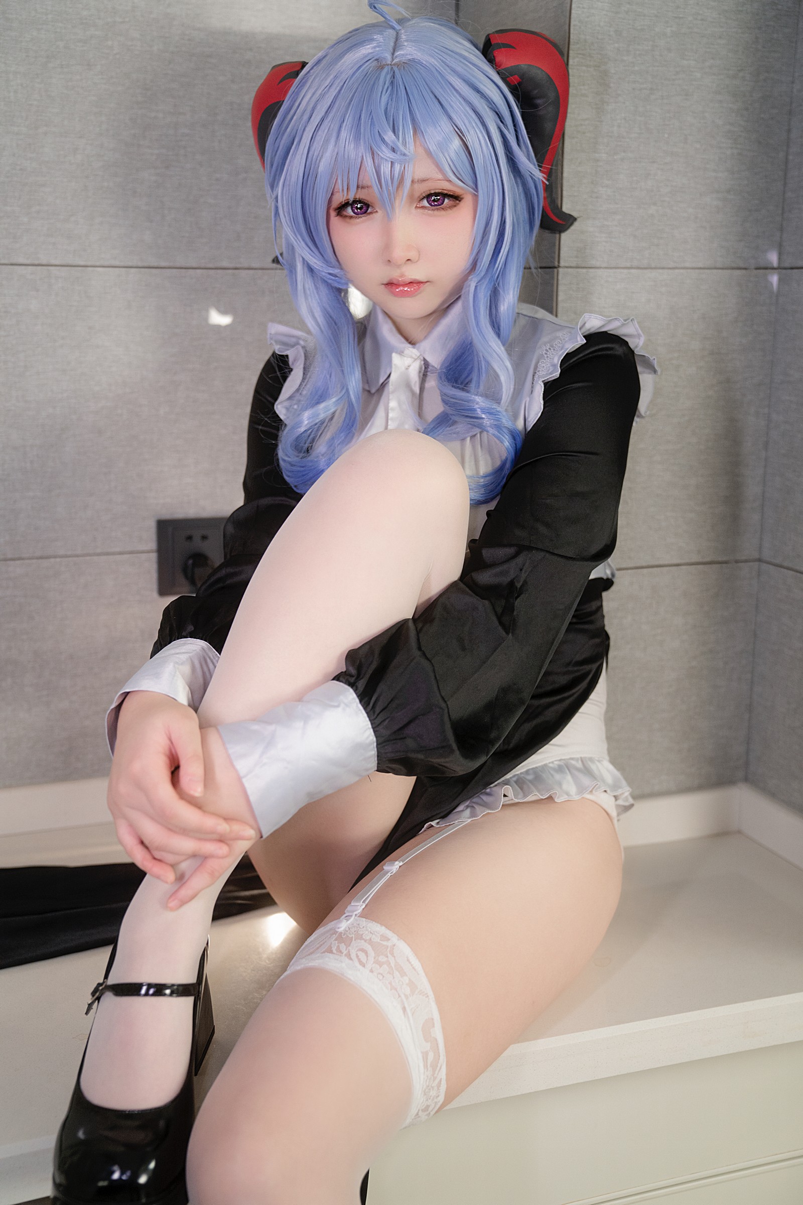 樱梨梨 甘雨 修女 Cosplay 写真集｜原神角色高清图集（26P｜100MB）插图4