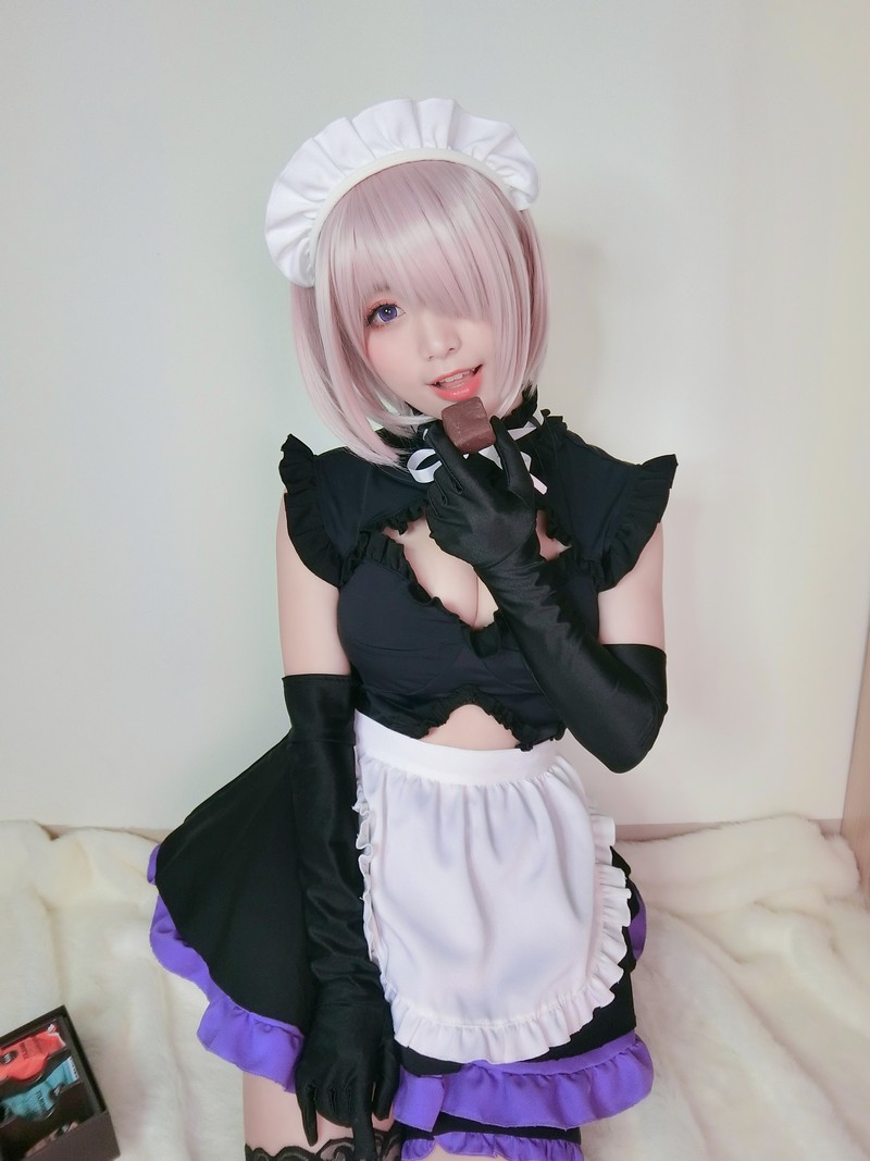 星野Saori 玛修 Mash Kyrielight Cosplay Fate系列写真【13P-64MB】