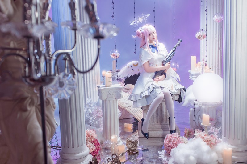 艾西Aiwest 碧蓝档案圣园未花Cosplay写真图集 高清美图合集 40P (415.8M)插图3