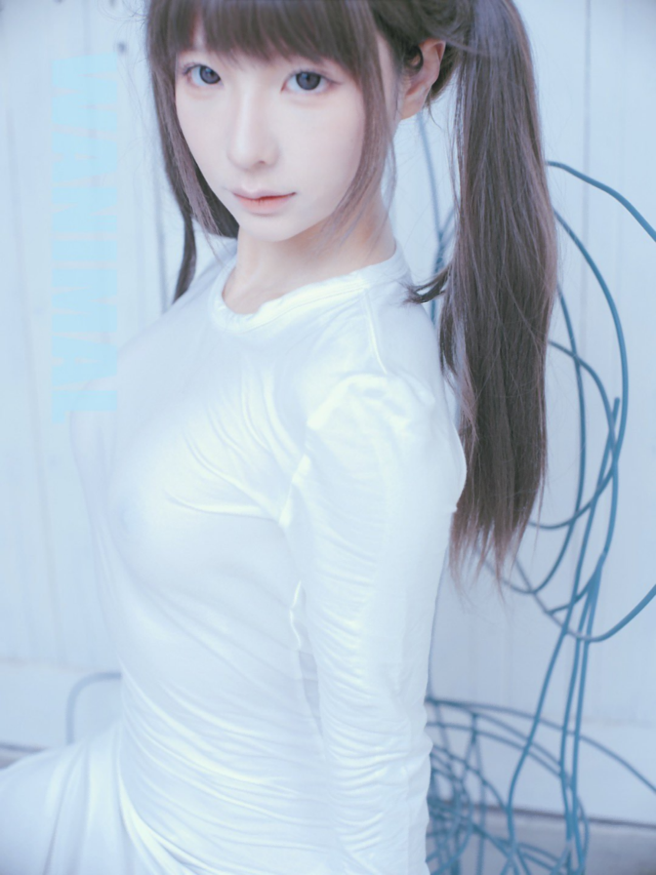 蠢沫沫王动作品集，蝴蝶结与长发的冷峻美学，104P+1视频插图4