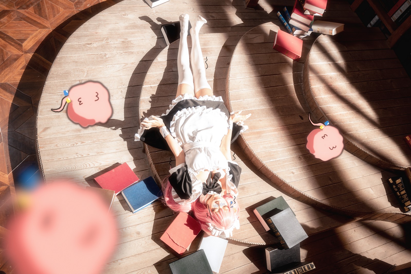 Seya-狮砸 – 孤独摇滚 后藤一里 女仆 Cos 高清写真（14P-162.3MB）插图3