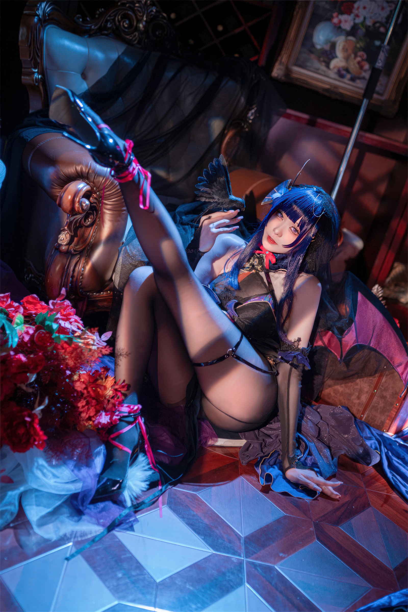 安食Ajiki 原神雷电将军魅魔写真集 – 高质量COS & 二次元美女 [35P-259M]插图1