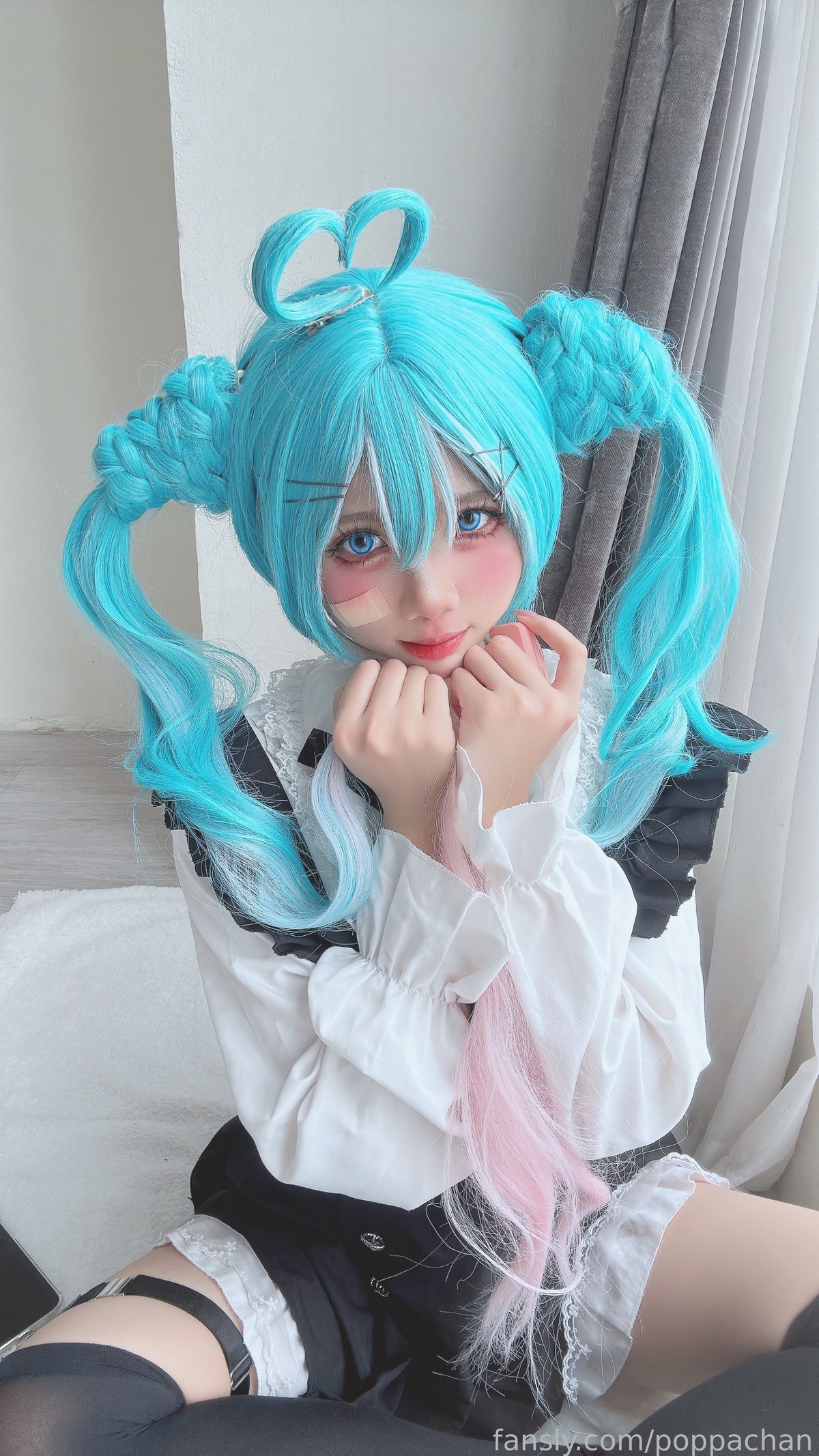 PoppaChan Hatsune Miku Cosplay Set – 22 Photos 40MB插图5