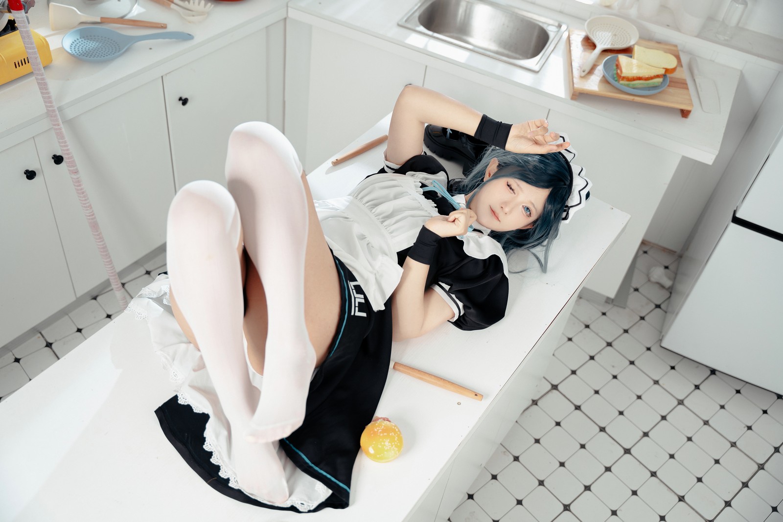 喜欢爱理吗COS写真：碧蓝航线独角兽婚纱高清套图（31P-172.5M）插图5