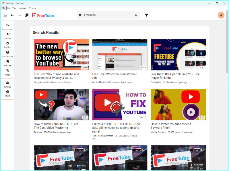 Freetube 0.23.9 Repack & Portable by Elchupacabra – (80 MB) Freetube 0.23.9 Repack & Portable by Elchupacabra – (80 MB)