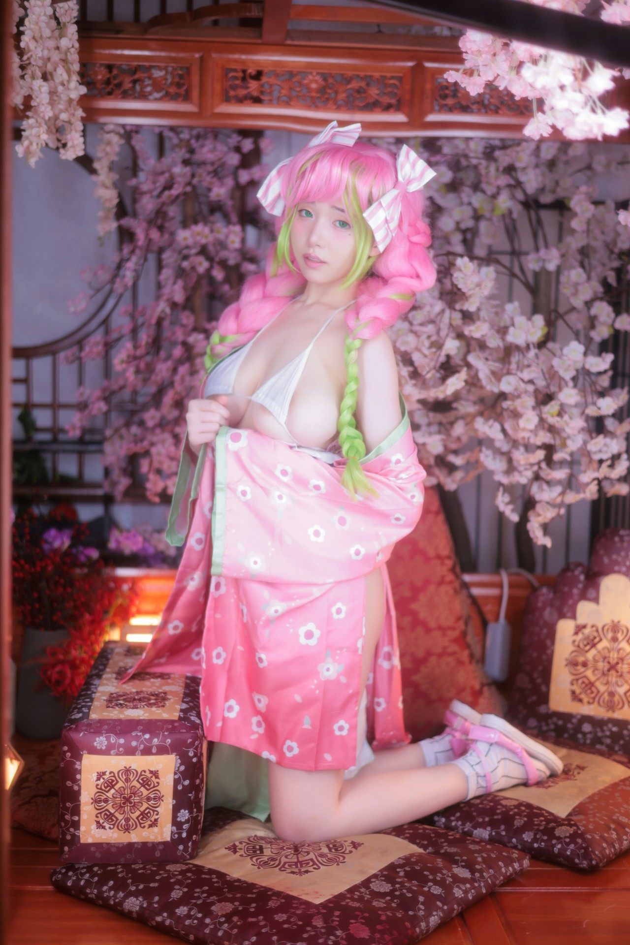 Yeon Woo (연우)，桃色心动！唯美日系场景里的梦幻COS美人插图5