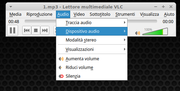 vlc dispositivo audio