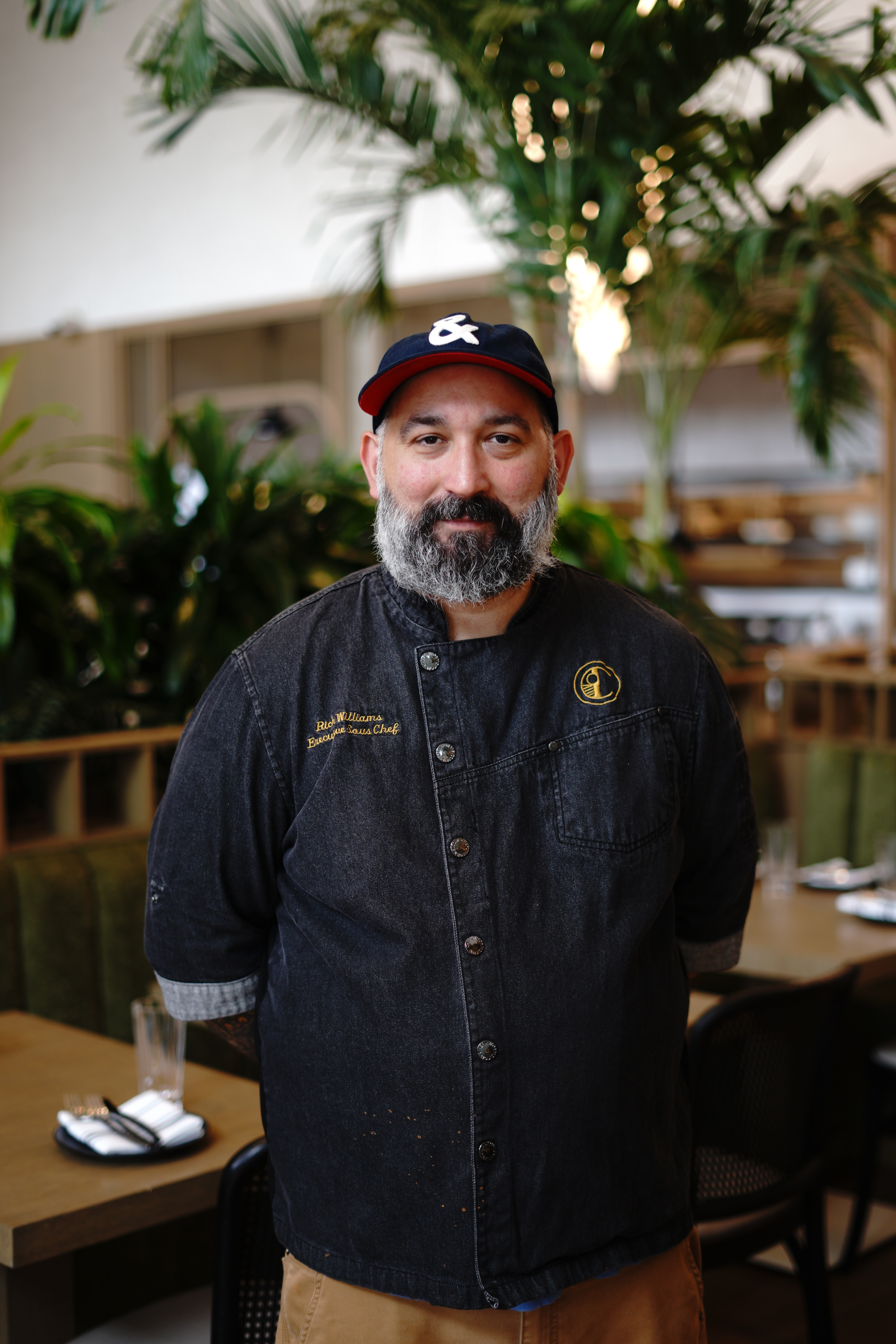 Executive Chef Rich Williams in the kitchen