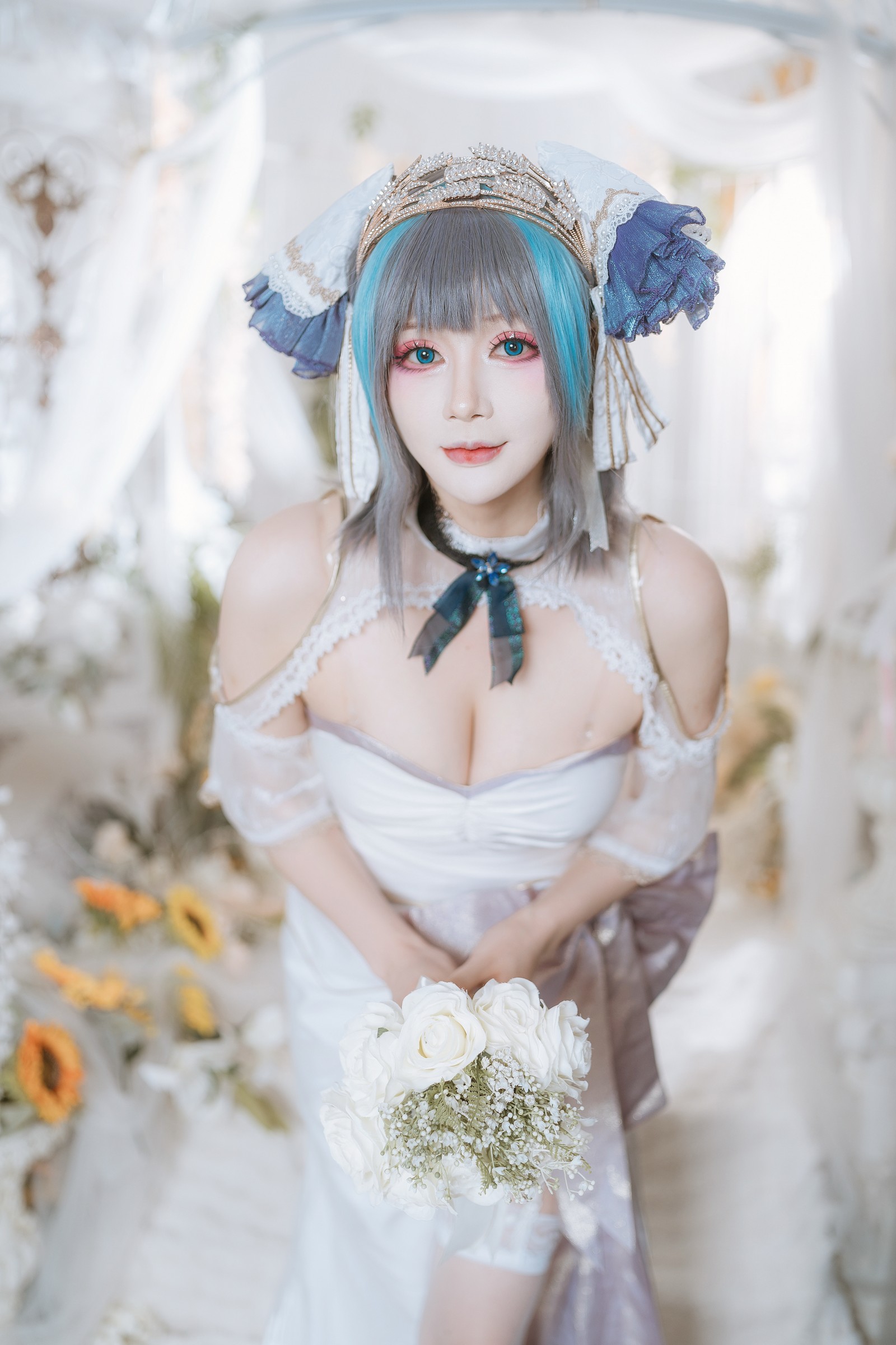 兔胖胖min – 碧蓝航线 柴郡 礼服 Cosplay 高清写真集（40P-674.7MB）插图7